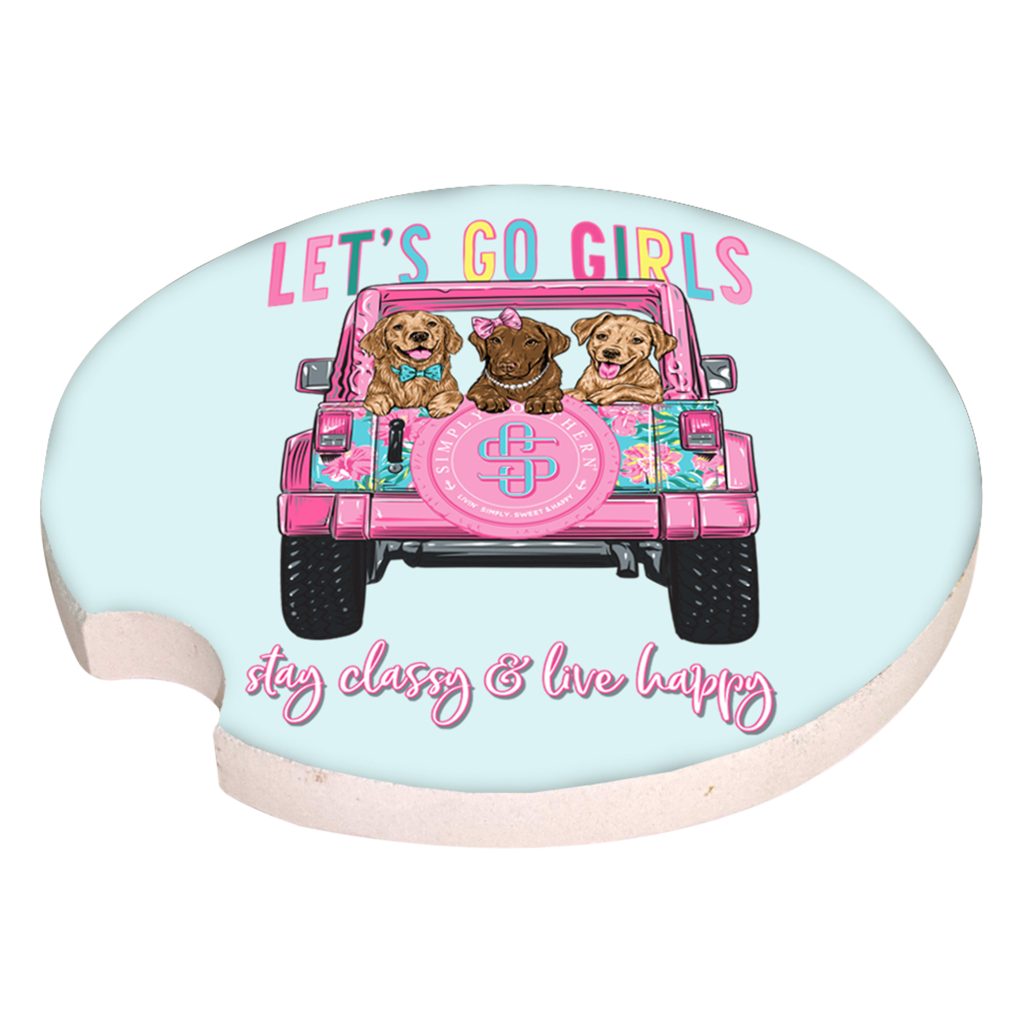 CAR COASTER- LET'S GO GIRLS