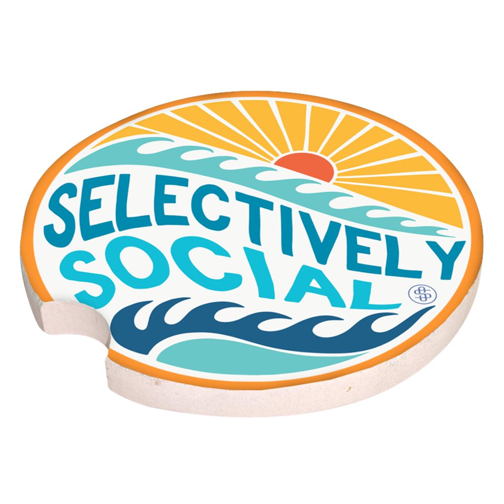 CAR COASTER- SELECTIVELY SOCIAL