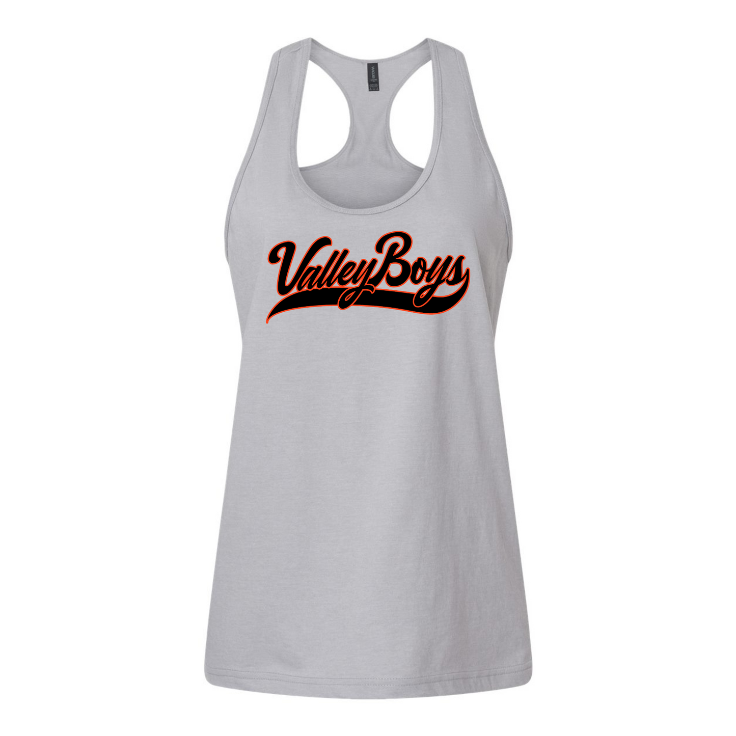 VALLEY BOYS SCRIPT RACERBACK TANK