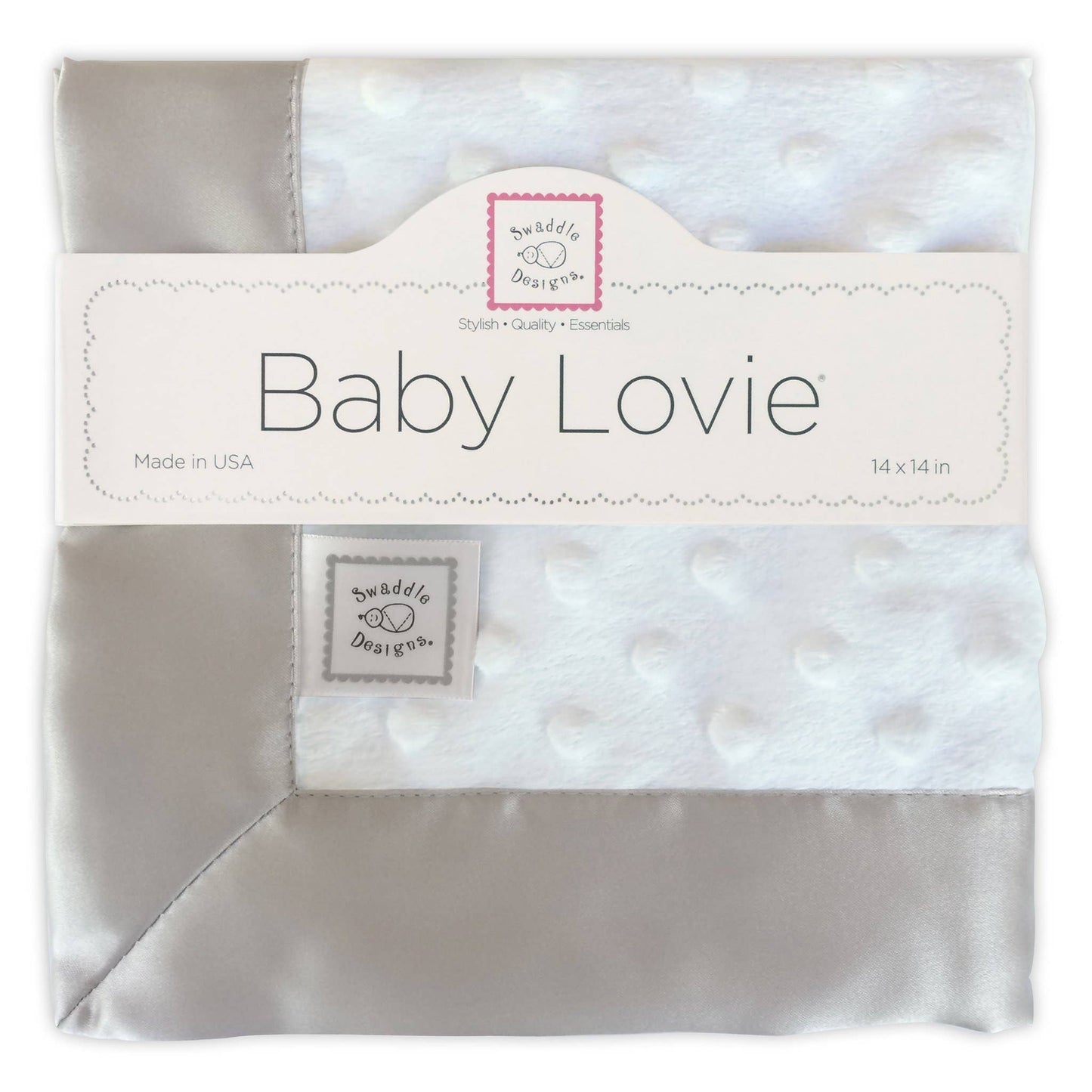 PLUSH DOT BABY LOVIE - GRAY