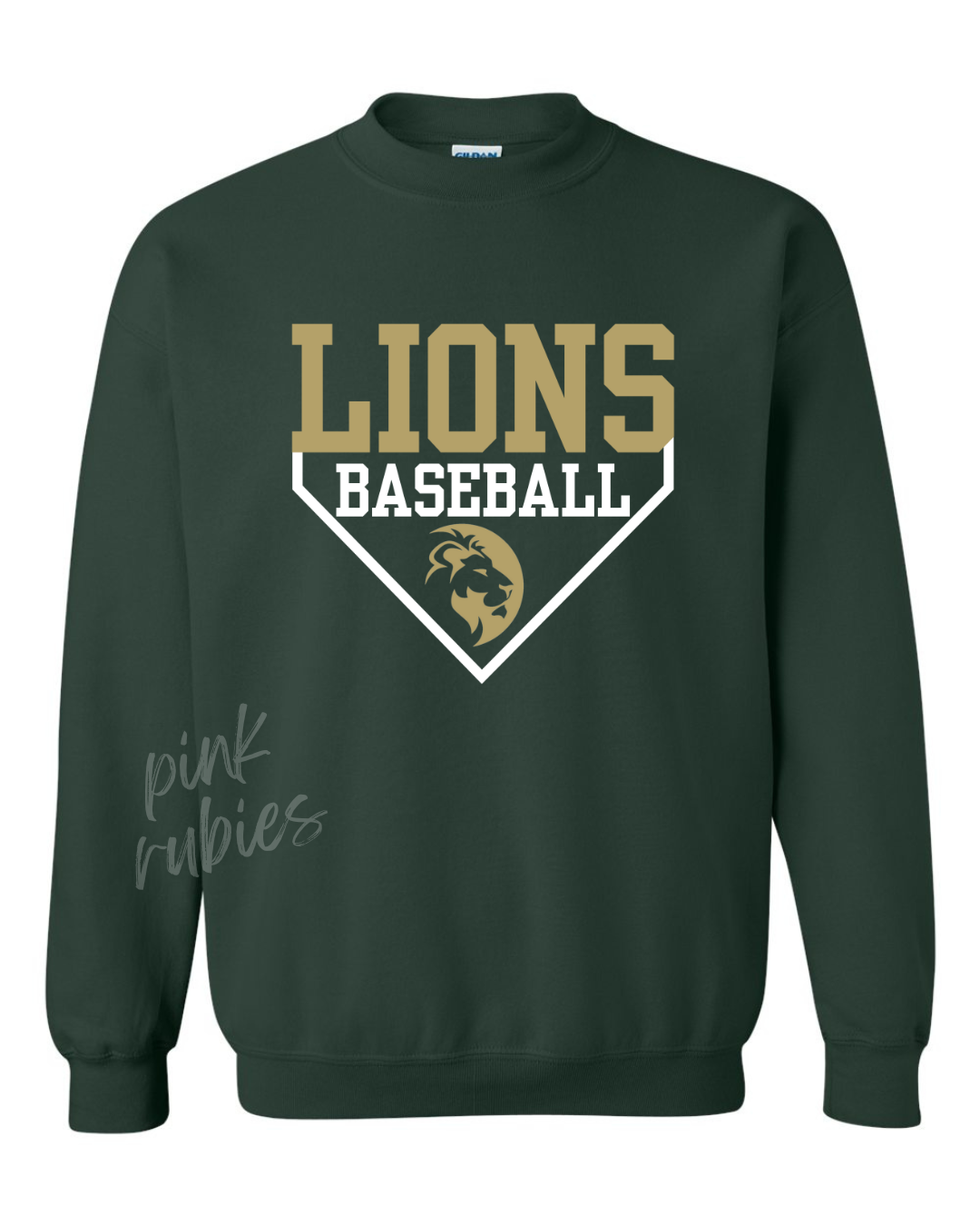 FAITH BASEBALL - LIONS PLATE