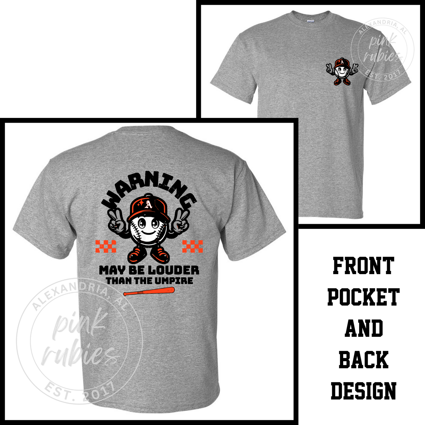 PRESALE - ALEXANDRIA BASEBALL DUDE