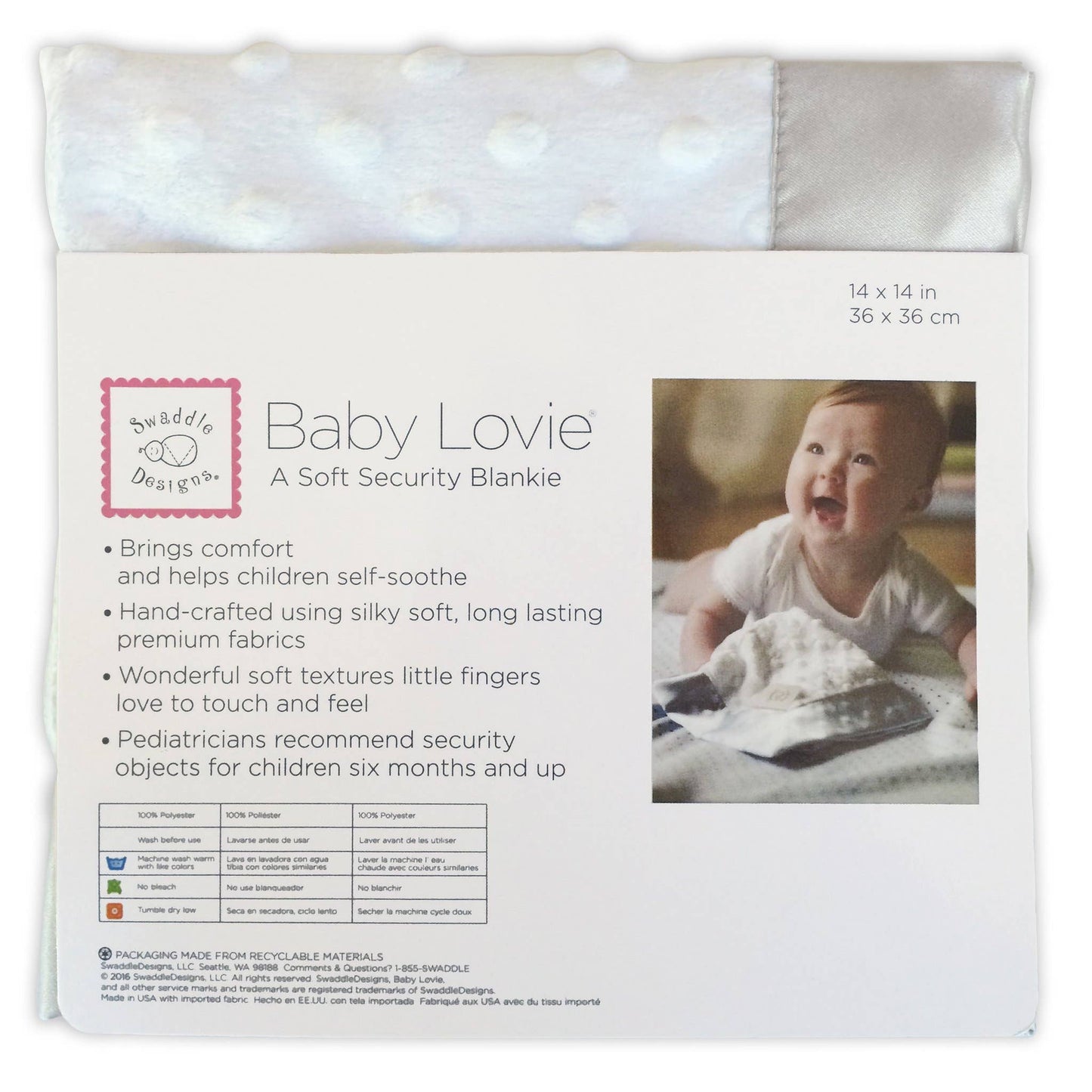 PLUSH DOT BABY LOVIE - GRAY