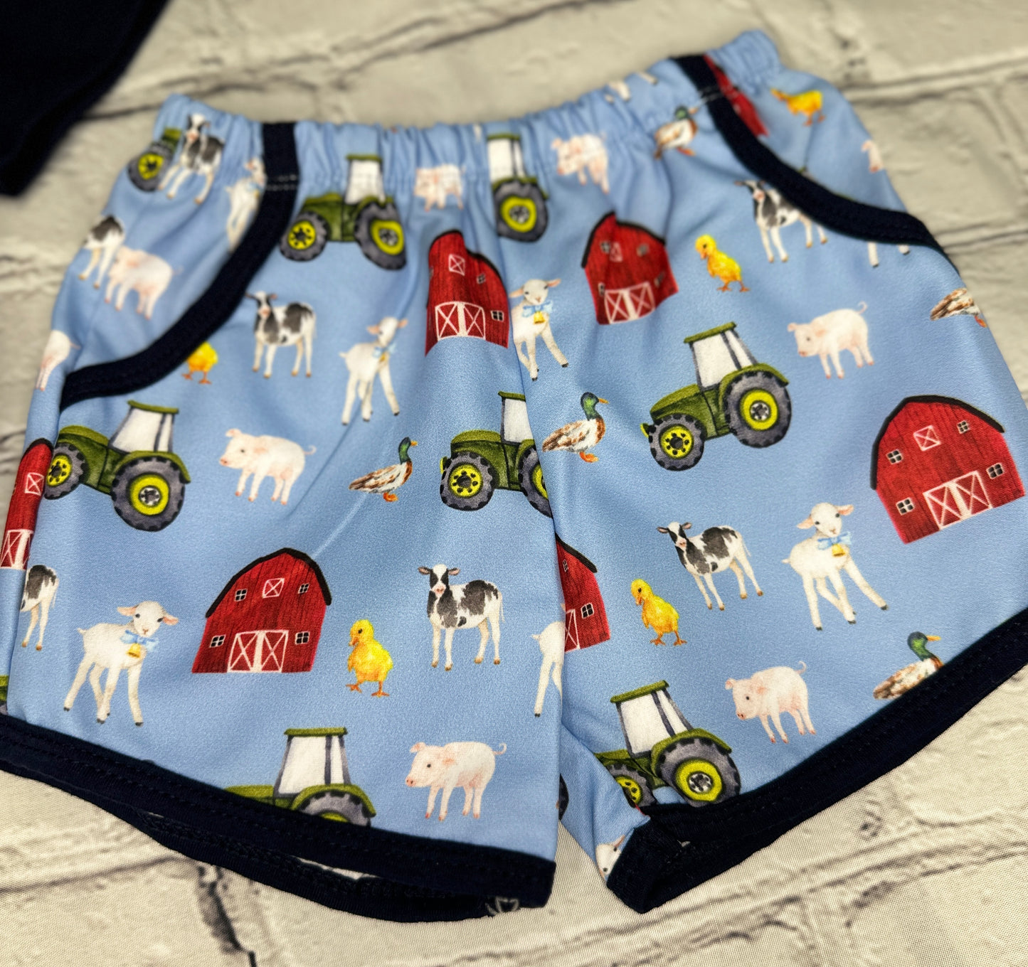 NAVY FARM SET - 4T