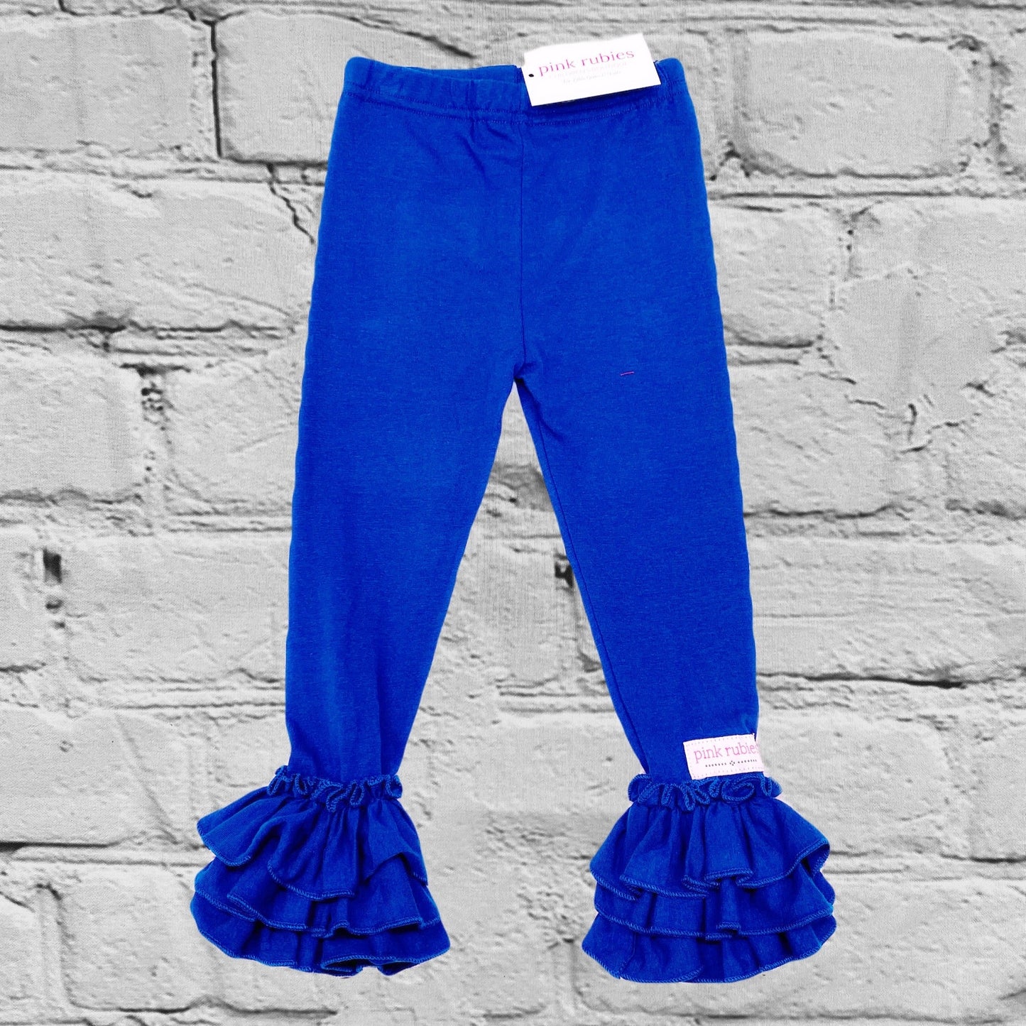 ROYAL TRIPLE RUFFLE LEGGINGS