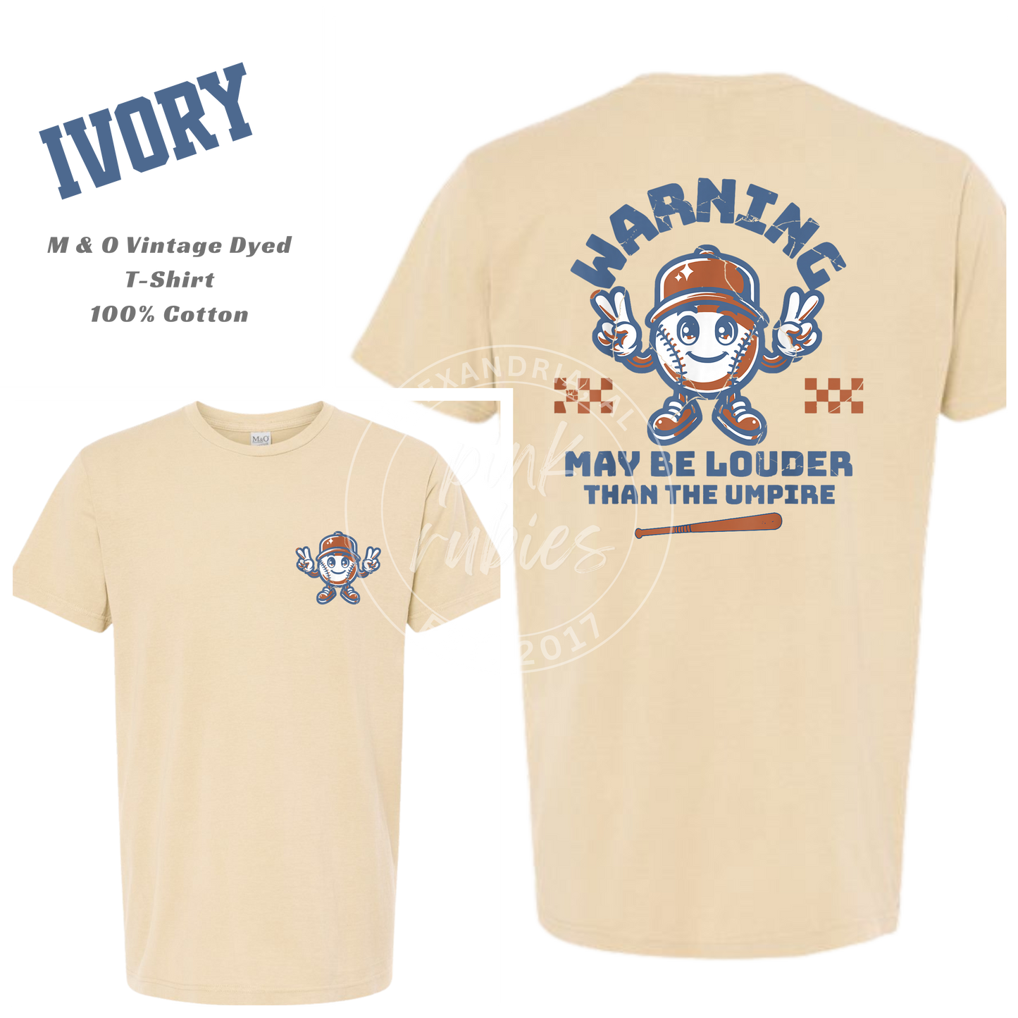 LOUDER THAN THE UMPIRE VINTAGE TEE