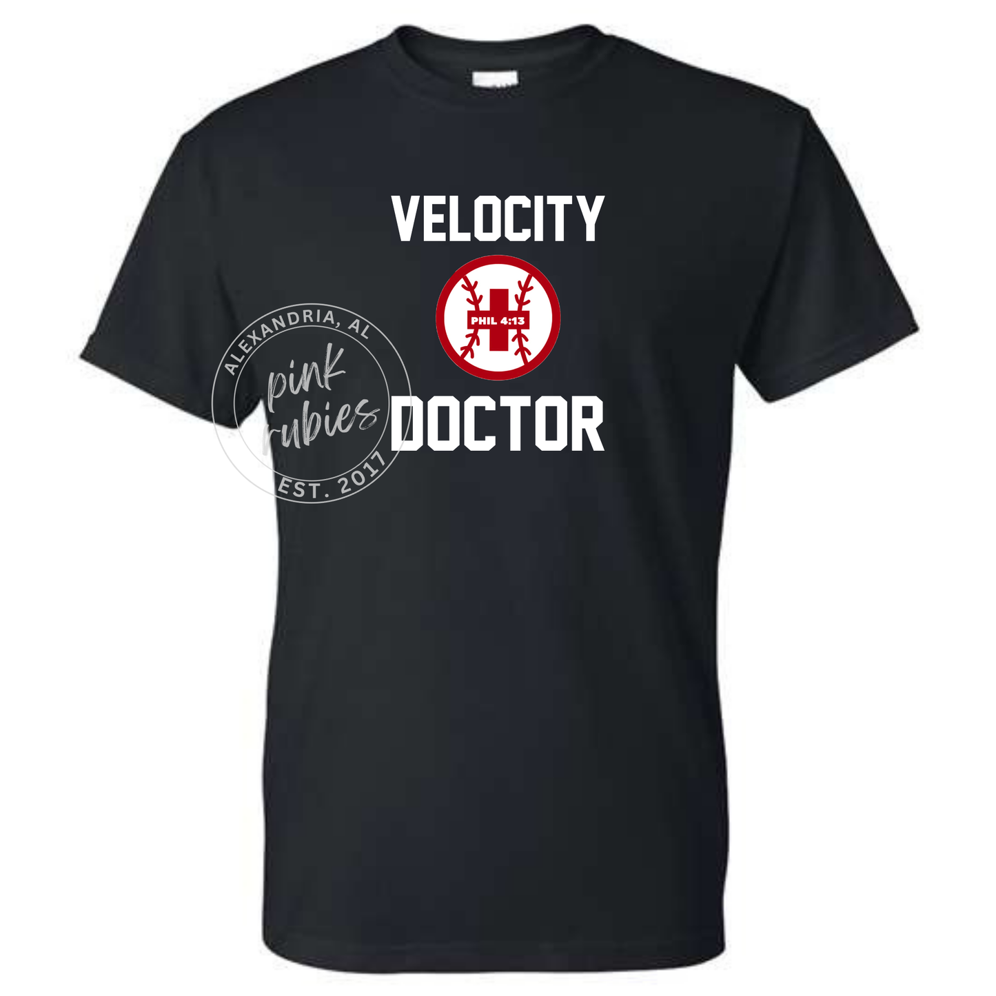 BLACK VELOCITY DOCTOR - CENTER LOGO