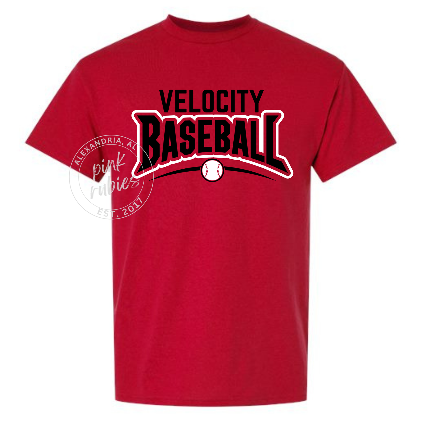 RED VELOCITY BASEBALL - CENTER ARC