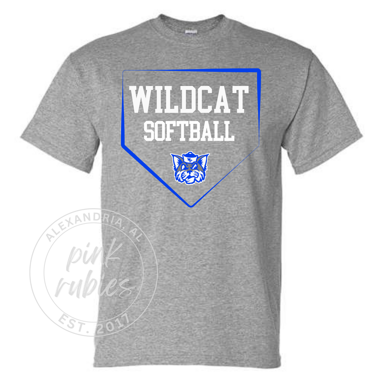 WILDCAT SOFTBALL PLATE