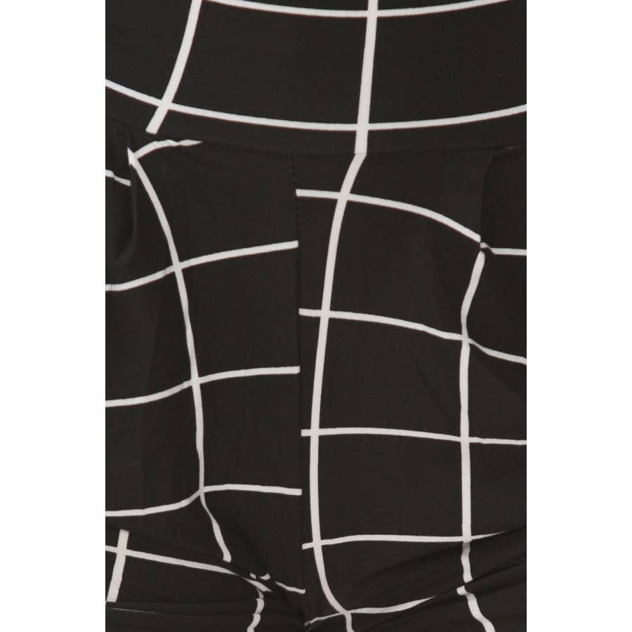 HIGH WAIST HAREM SHORTS - LINES