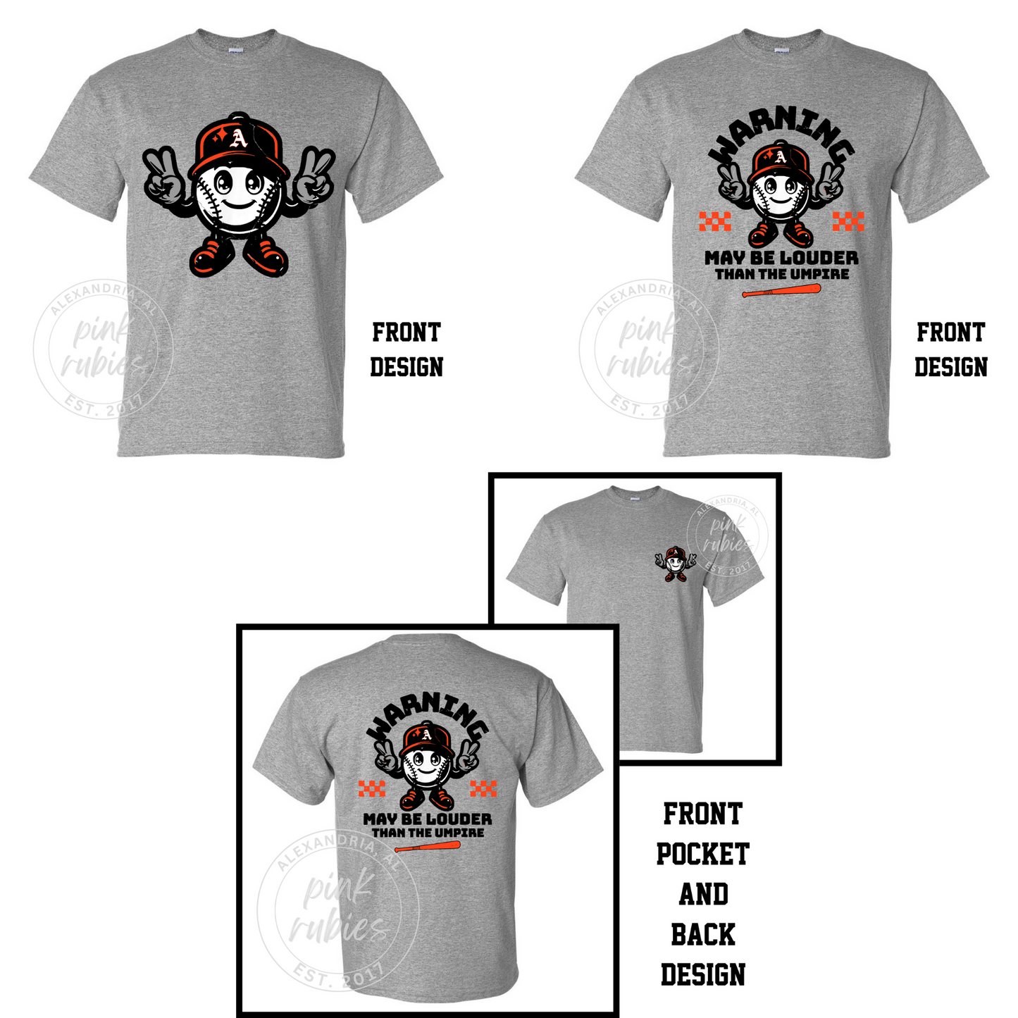 PRESALE - ALEXANDRIA BASEBALL DUDE
