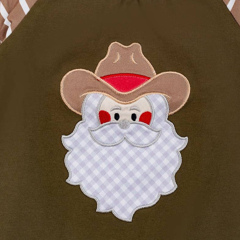 COWBOY SANTA SHIRT - 6/7