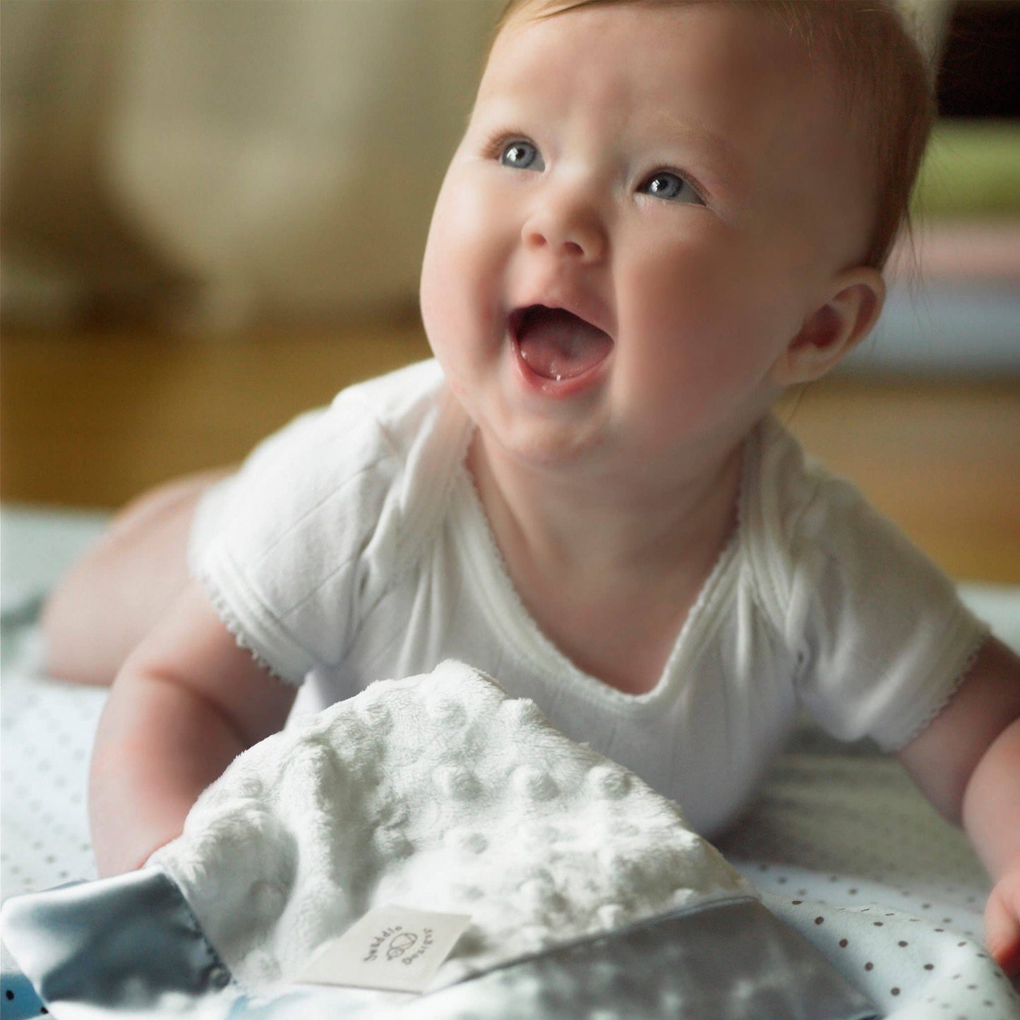 PLUSH DOT BABY LOVIE - GRAY