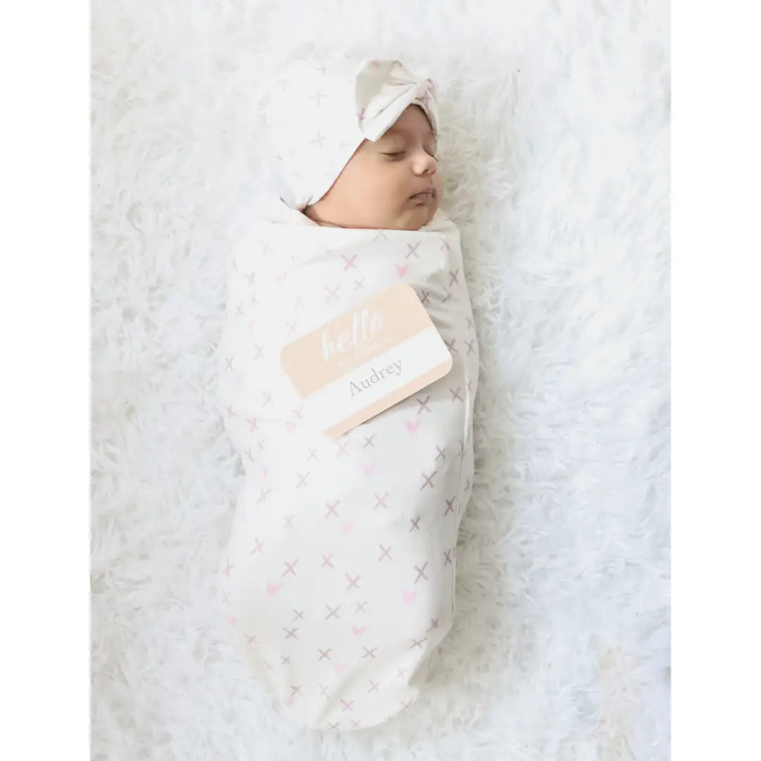 Cutie Cocoon™ Hearts Matching Cocoon & Hat Sets