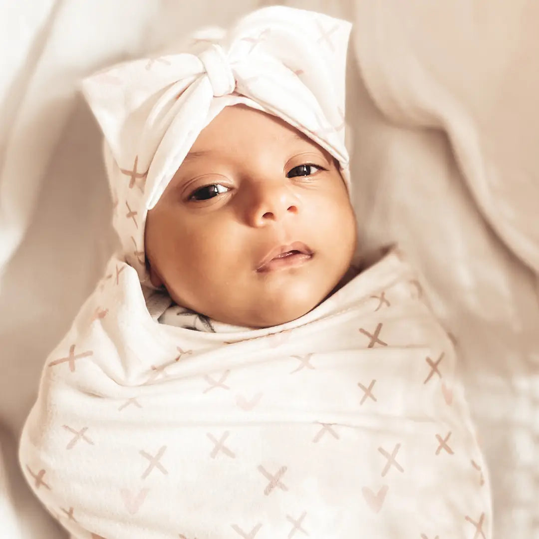 Cutie Cocoon™ Hearts Matching Cocoon & Hat Sets
