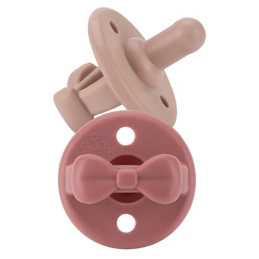 Sweetie Soother™ Pacifier Set- CLAY/ROSE