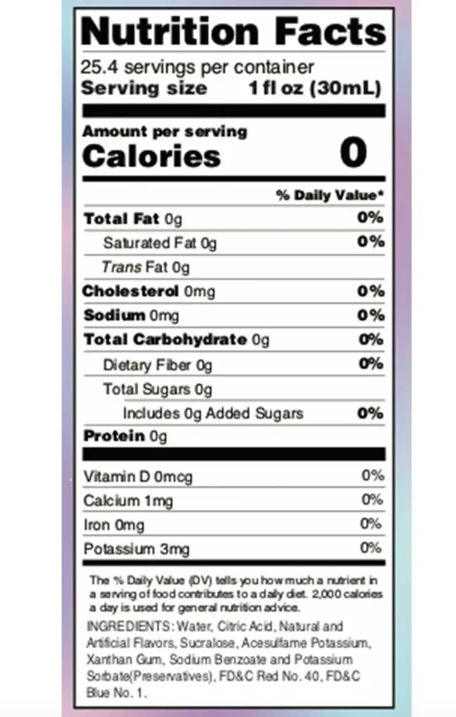 Skinny Unicorn Syrup