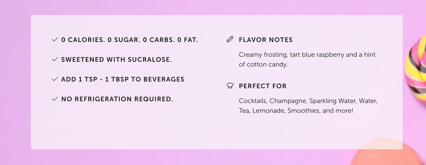 Skinny Unicorn Syrup