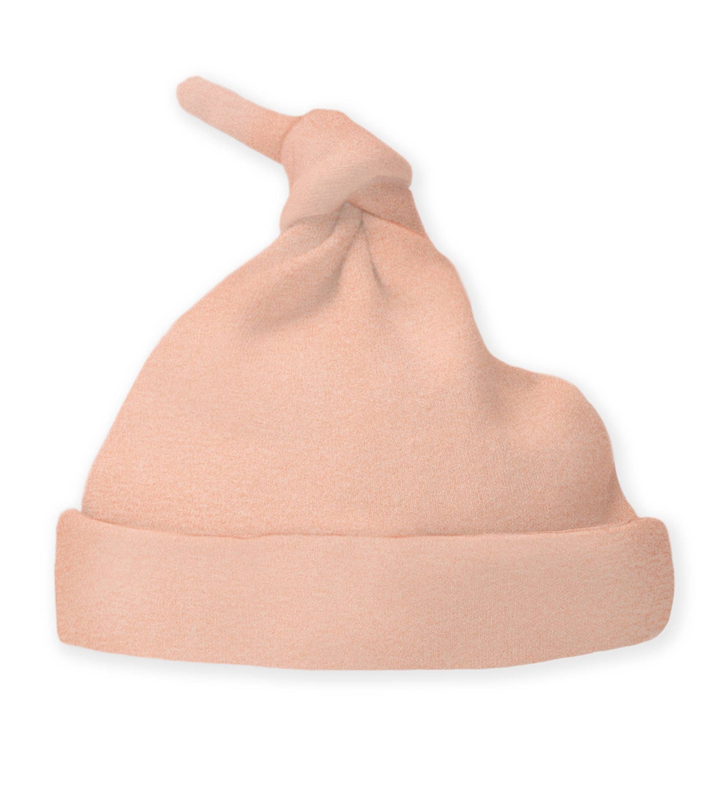 Newborn Hat, Heathered Peach Blush