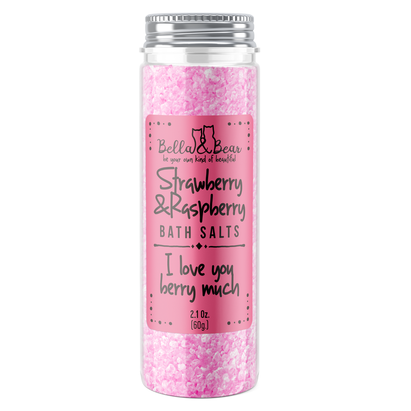 STRAWBERRY/RASPBERRY BATH SALT 2oz