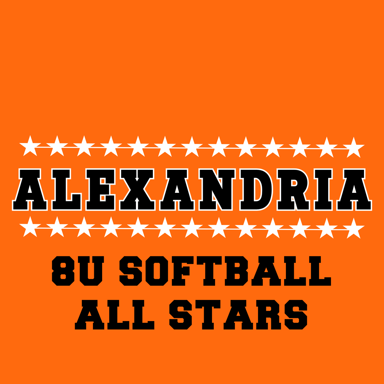 ALEXANDRIA 8U SOFTBALL ALL-STARS