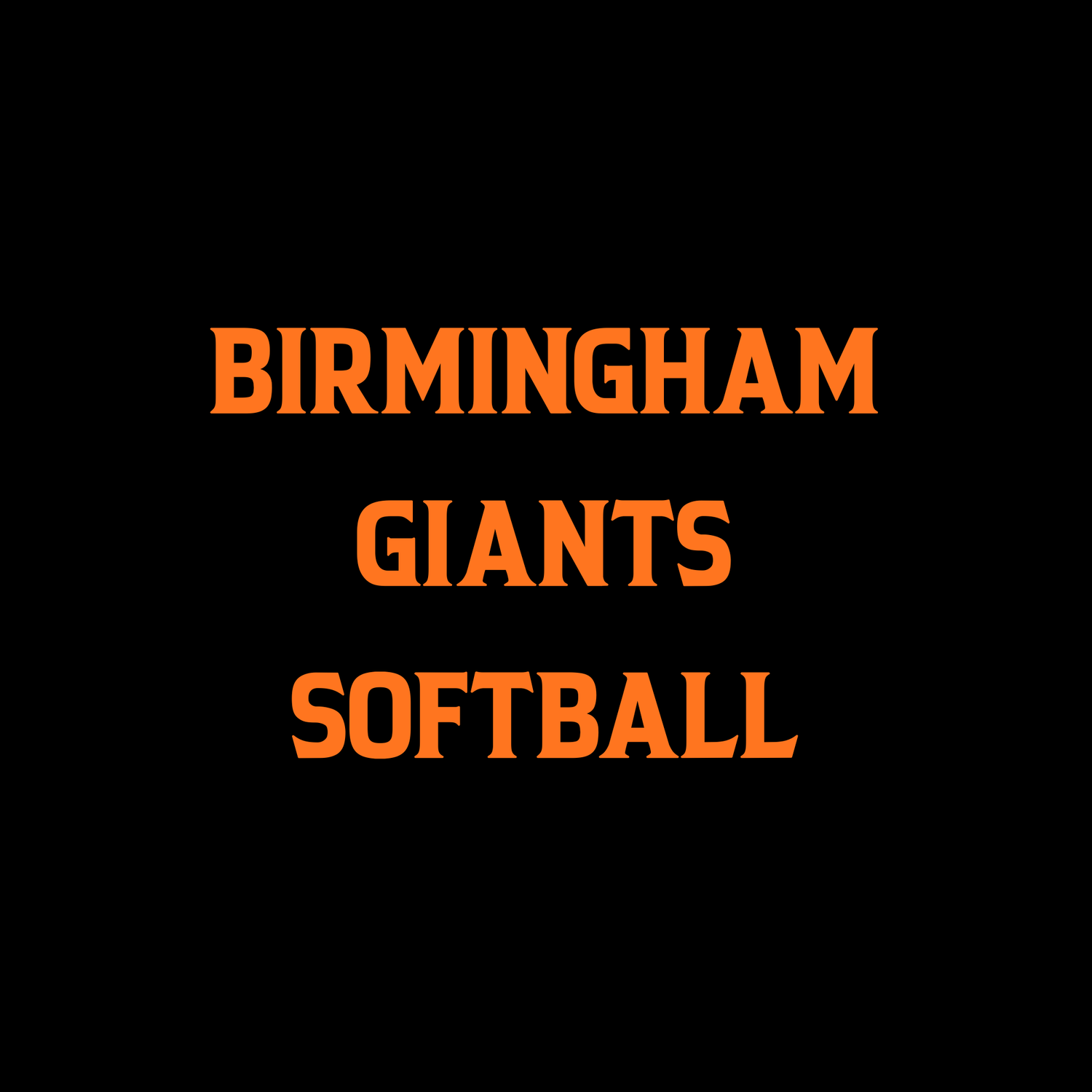 GIANTS SOFTBALL