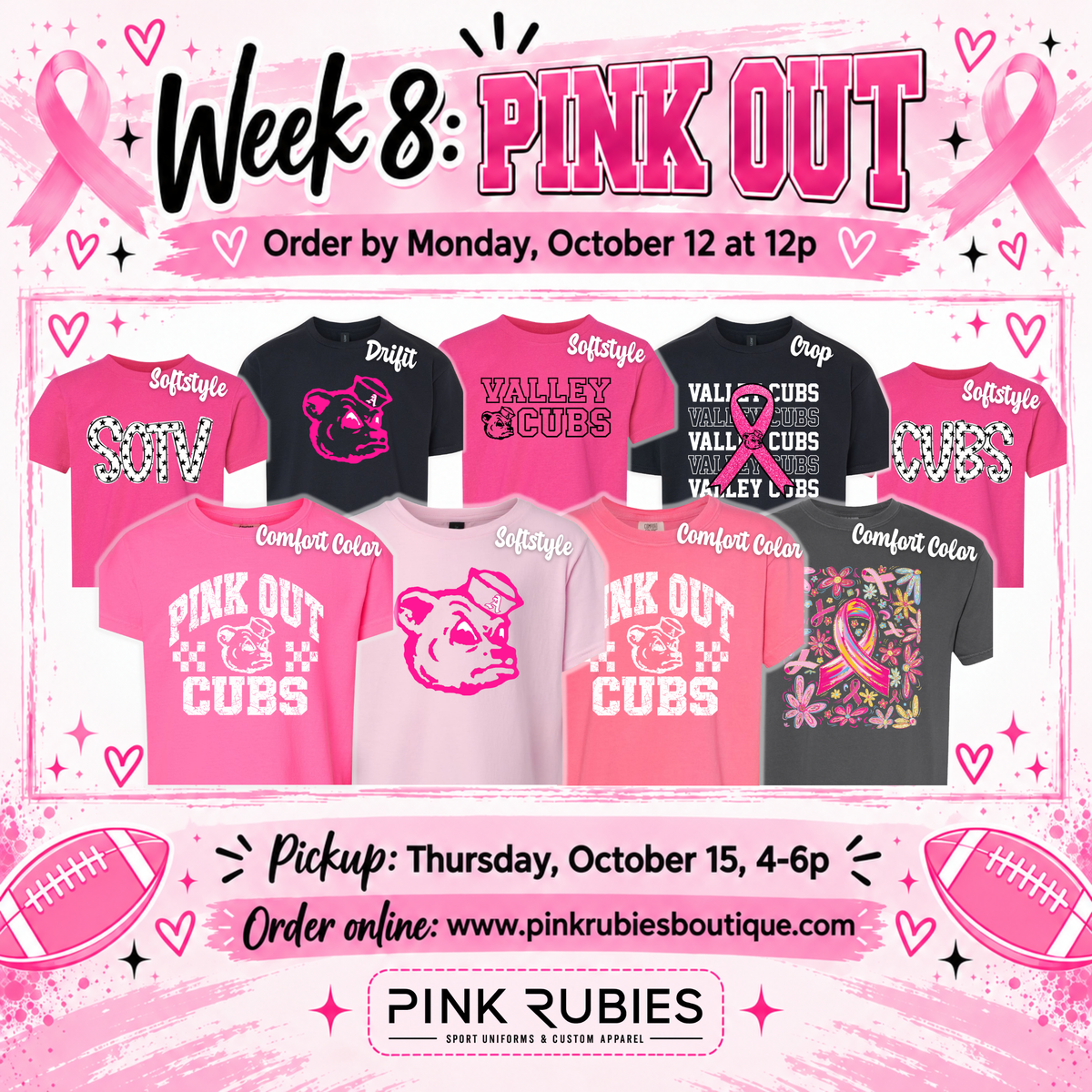 WEEK 8: PINK OUT
