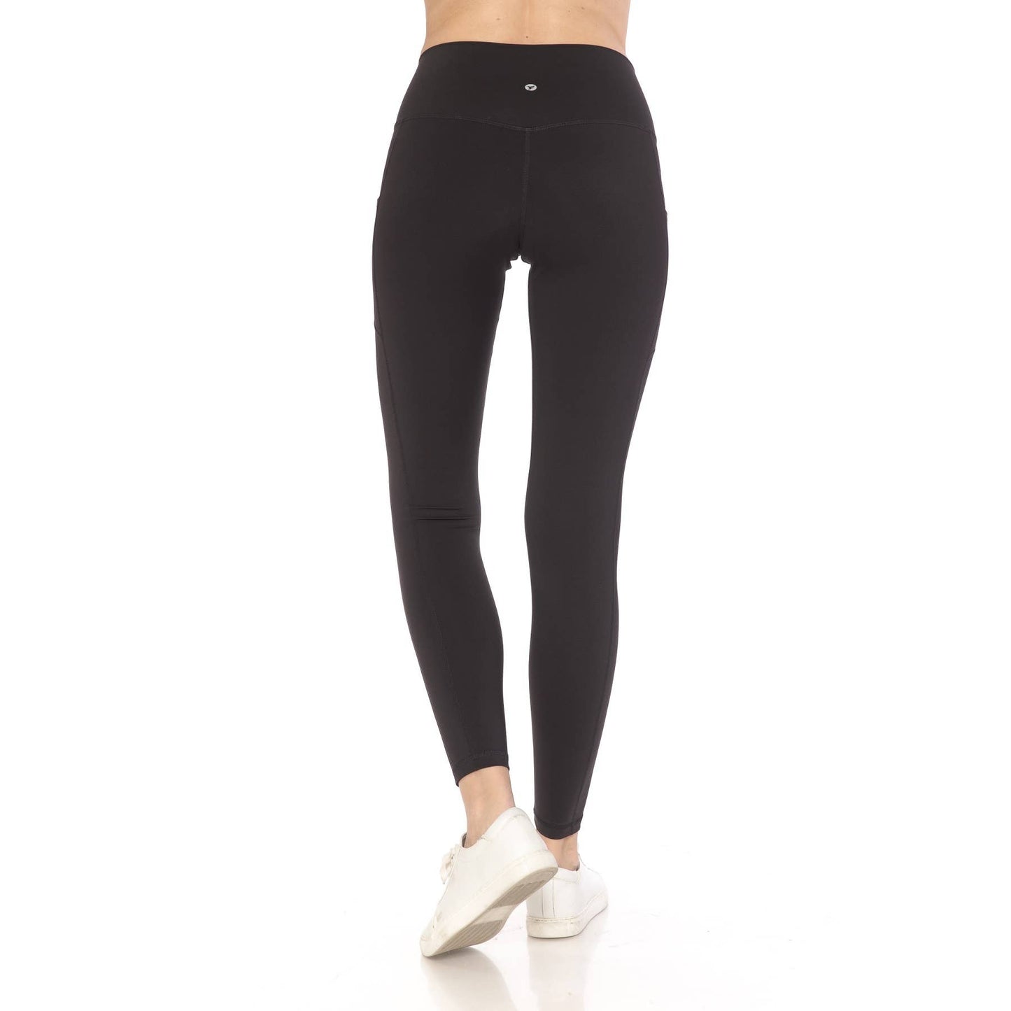 NYLON ACTIVEWEAR LEGGINGS - BLACK