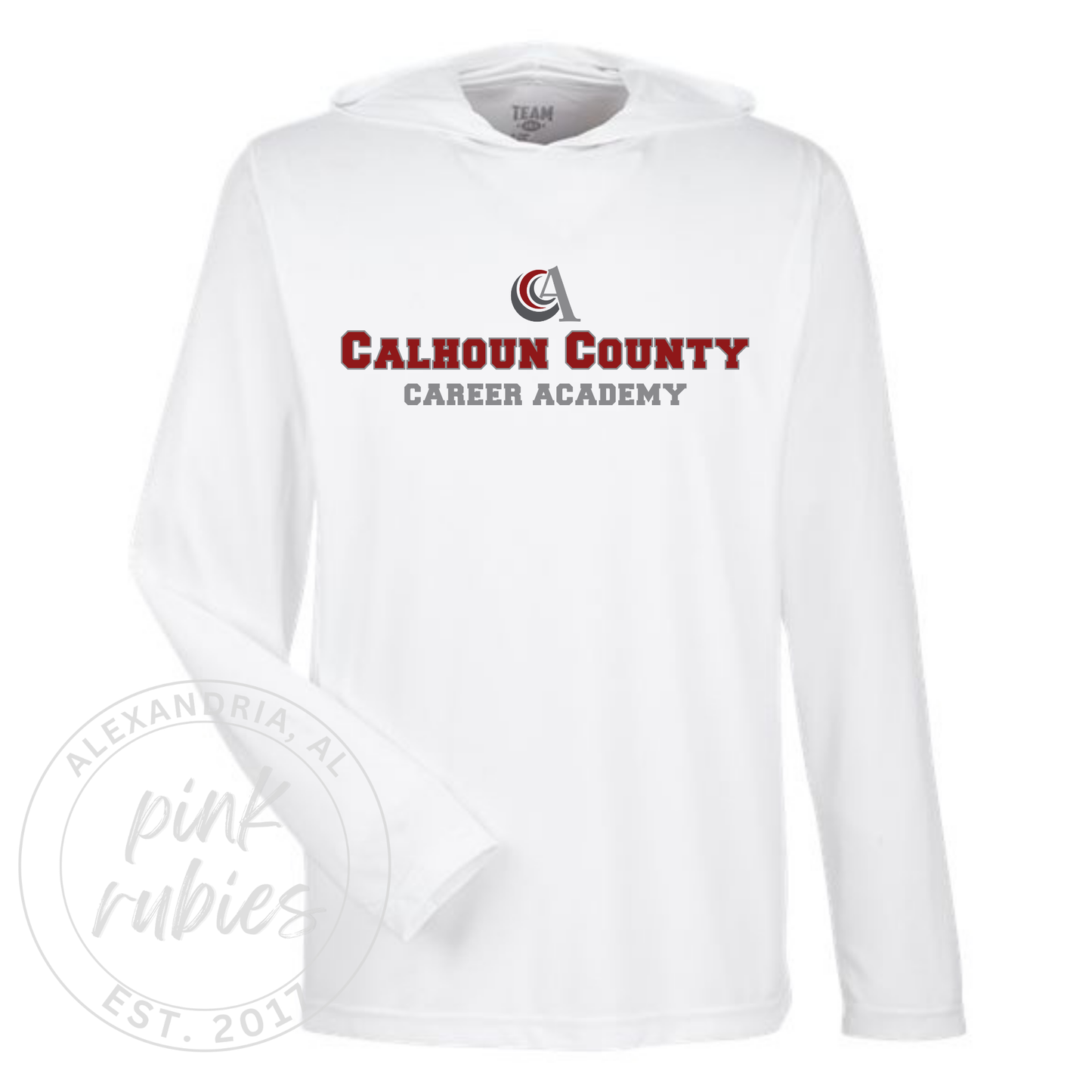 CCCA BLOCK LOGO PERFORMANCE HOODED SHIRT