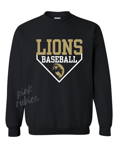 FAITH BASEBALL - LIONS PLATE