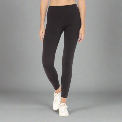 NYLON ACTIVEWEAR LEGGINGS - BLACK