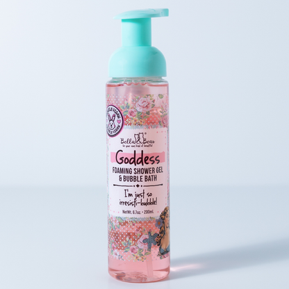 GODDESS FOAMING SHOWER GEL & BUBBLE BATH - 6.7oz