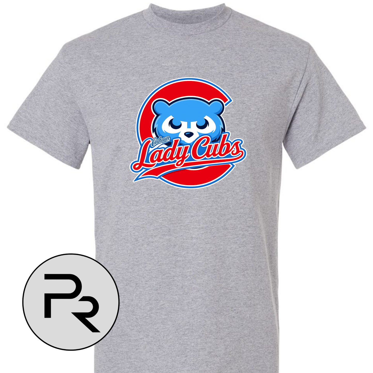 8U CUBS SOFTBALL - GRAY circle logo
