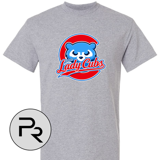 8U CUBS SOFTBALL - GRAY circle logo