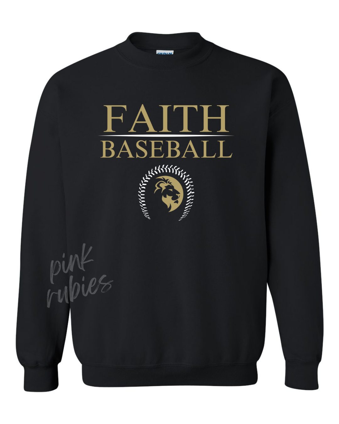 FAITH BASEBALL - LION LOGO at bottom
