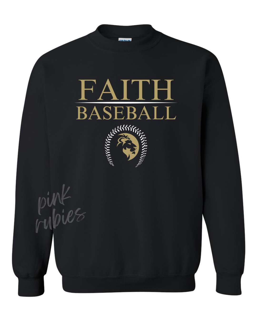 PRESALE - BLACK FAITH BASEBALL with logo