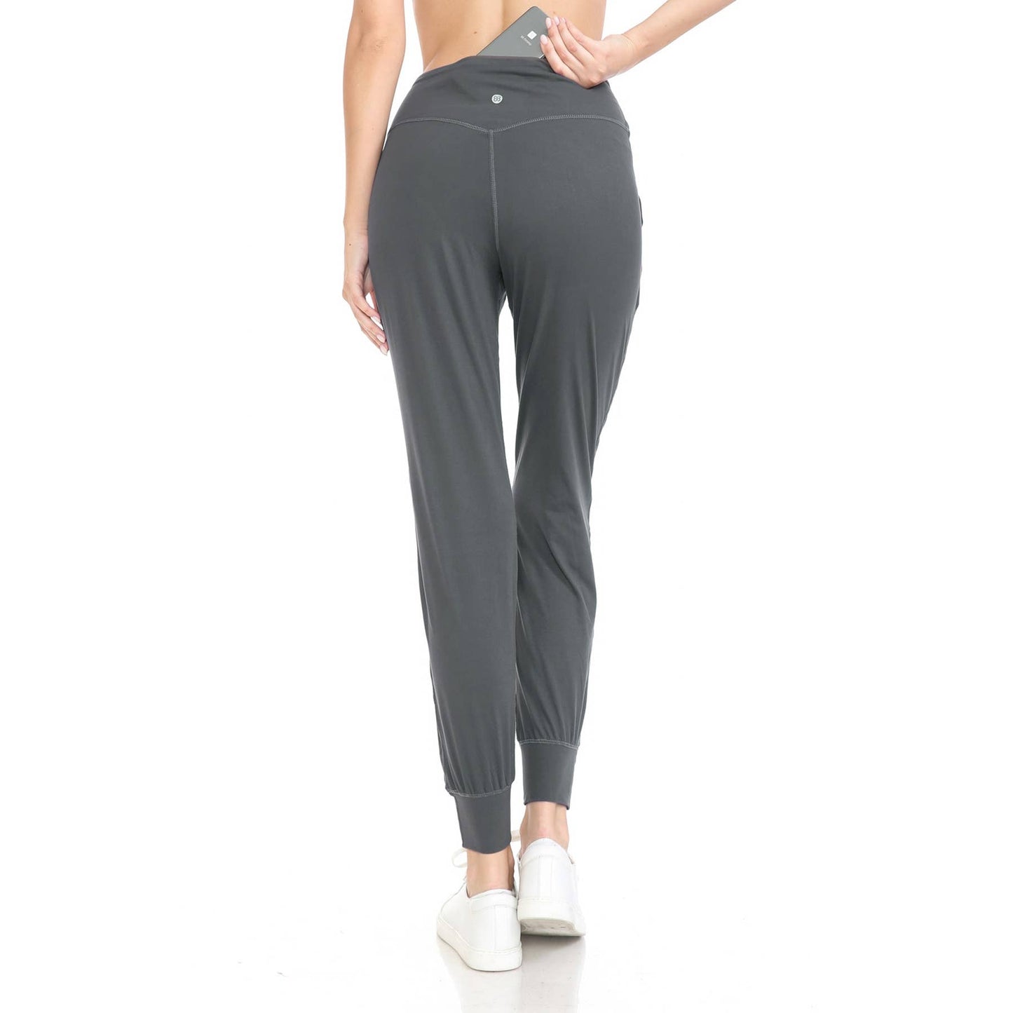 SLIM FIT ACTIVEWEAR JOGGERS - CHARCOAL