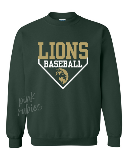 FAITH BASEBALL - LIONS PLATE