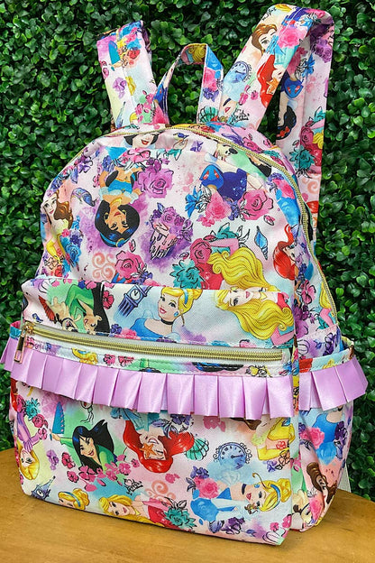 PINK RUFFLE PRINCESS BACKPACK