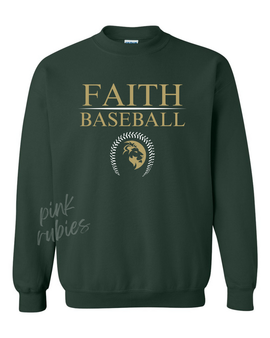 PRESALE - GREEN FAITH BASEBALL with logo