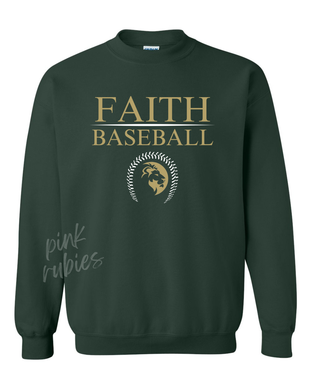 FAITH BASEBALL - LION LOGO at bottom