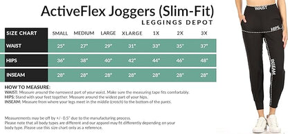 SLIM FIT ACTIVEWEAR JOGGERS - CHARCOAL