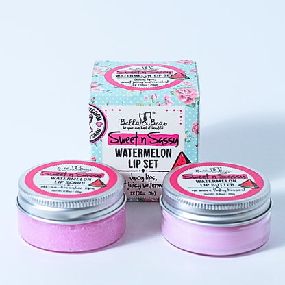 SWEET 'N' SASSY WATERMELON LIP SET - SCRUB & BUTTER