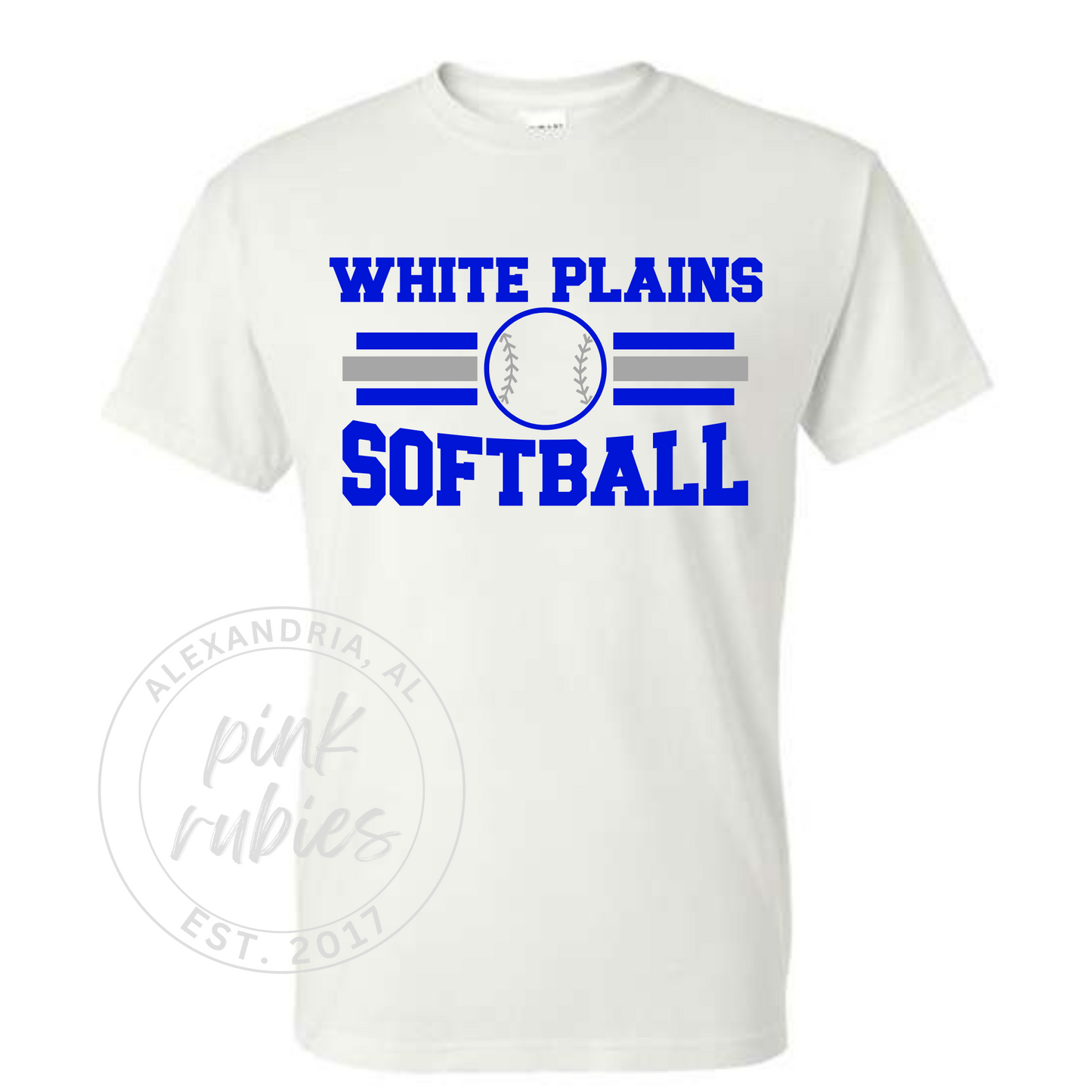 WHITE PLAINS SOFTBALL LINES - WHITE