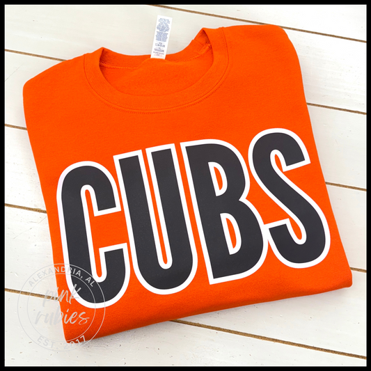 ORANGE BLOCK CUBS