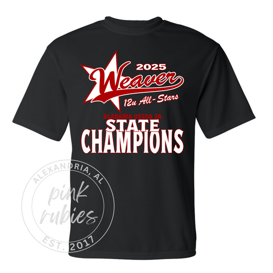 WEAVER 12U STATE CHAMPS