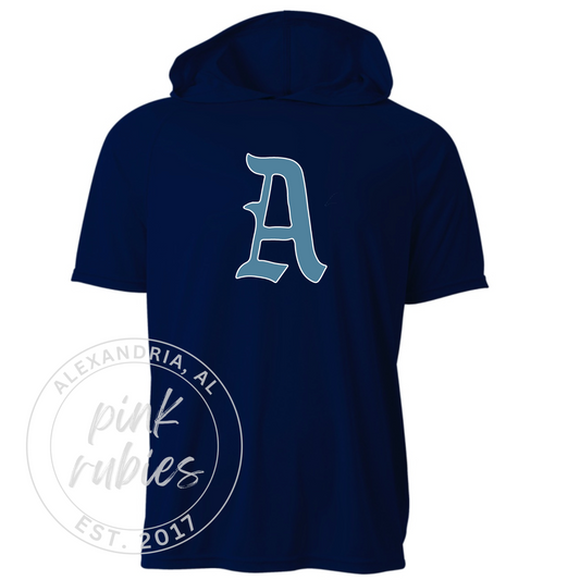 ATTABOYS NAVY HOODIE WITH A