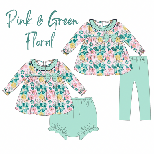 PO 0728: PINK & GREEN FLORAL COLLECTION