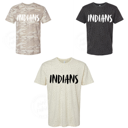 INDIANS MASCOT TEE