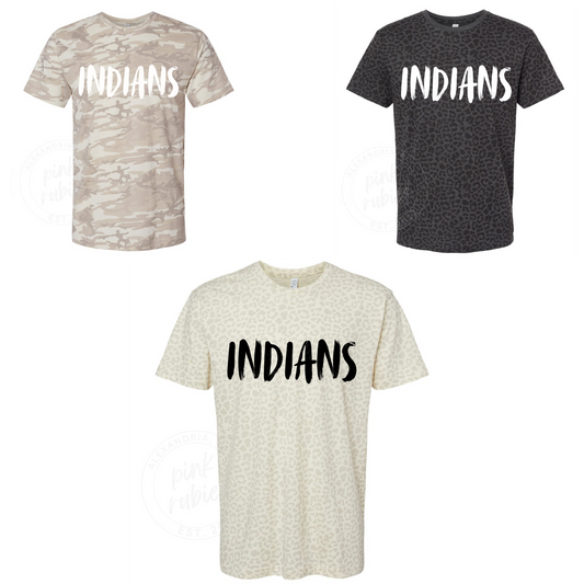 INDIANS MASCOT TEE